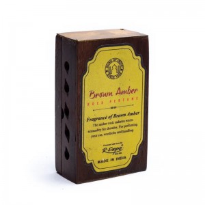 Λιβάνι Κεχριμπάρι σε ξύλινο κουτάκι (Amber resin)